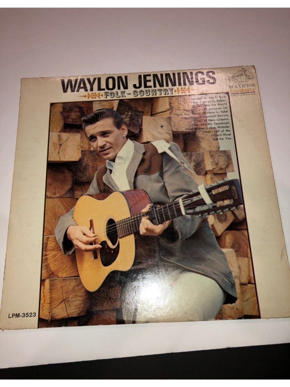Vintage 1966 Waylon Jennings Vinyl LP Album, READ